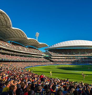 afl game at Adelaide Oval